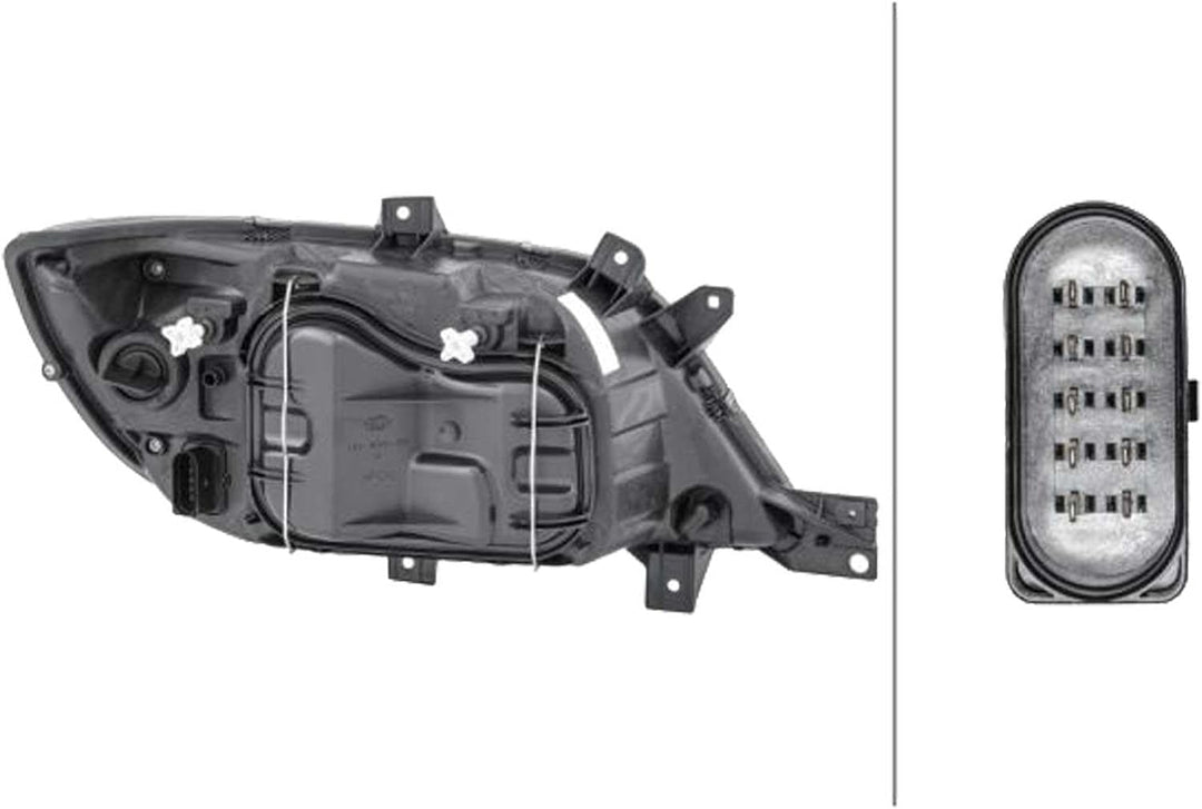 HELLA 1EH 246 047-211 FF/Halogen-Hauptscheinwerfer - links - für u.a. Mercedes-Benz Sprinter 4,6-T B