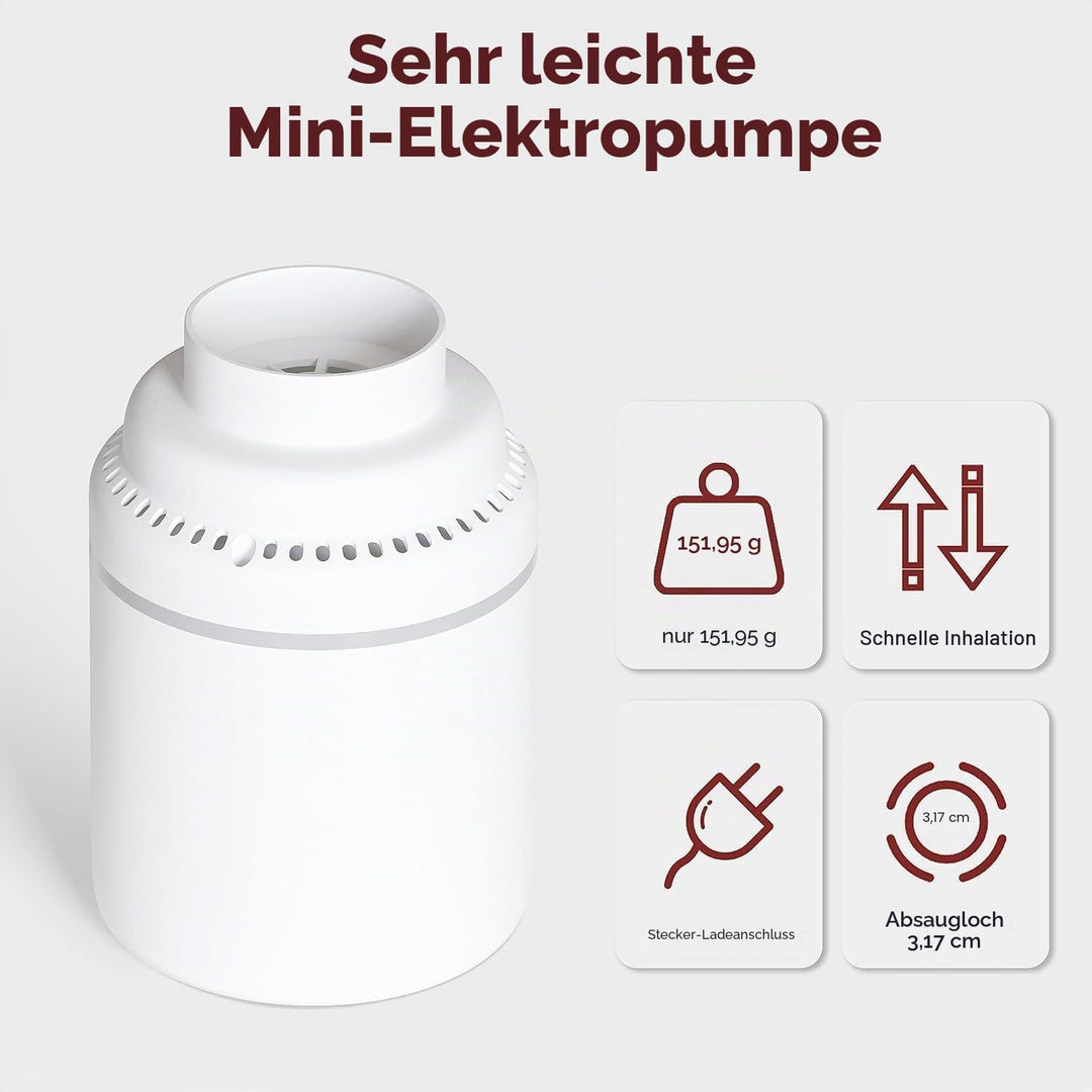 Vakuumbeutel mit elektrischer Pumpe, Kunststoff-Verpackungsbeutel, platzsparende Tasche für Kleidung