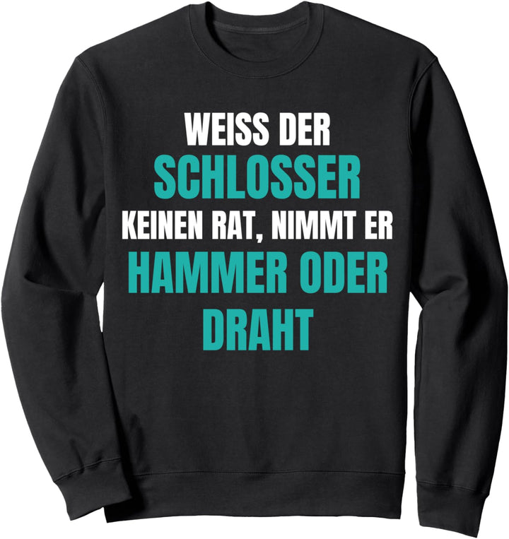 Mechaniker Schrauber und Auto Tuner Geschenk Sweatshirt