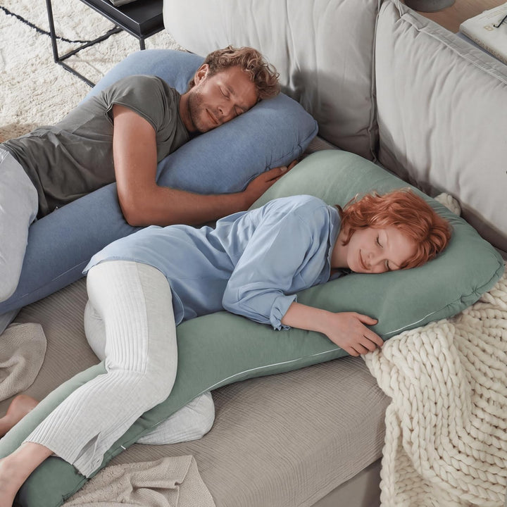 Theraline my7 - Das Seitenschläferkissen Dessin 66 "Brombeere Jersey, Brombeere
