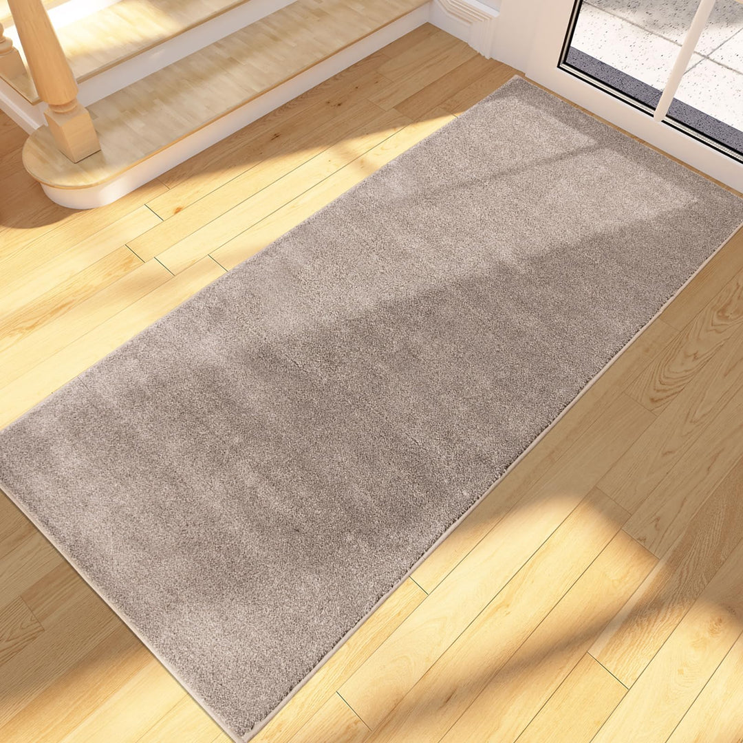 FCSDETAIL Schmutzfangmatte Innen Lang 60 x 150 cm, rutschfeste waschbare Fussmatte, absorbierend Tür