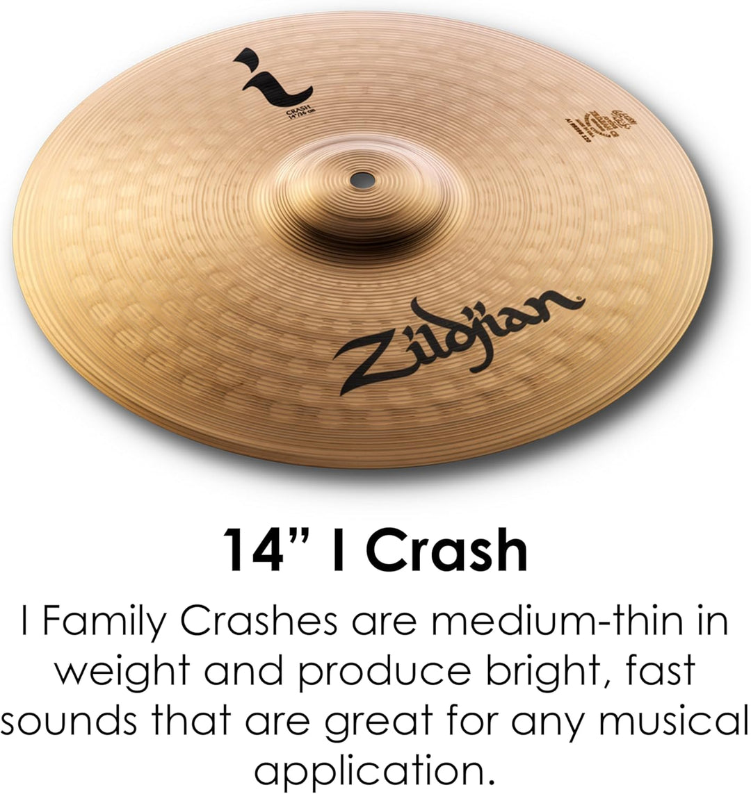 Zildjian ILHESSP I Family Series - Essentials Plus Cymbal Pack - (13"H, 14"C, 18"CR) I Family I Esse