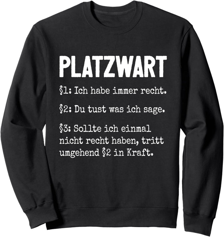Platzwart Sweatshirt