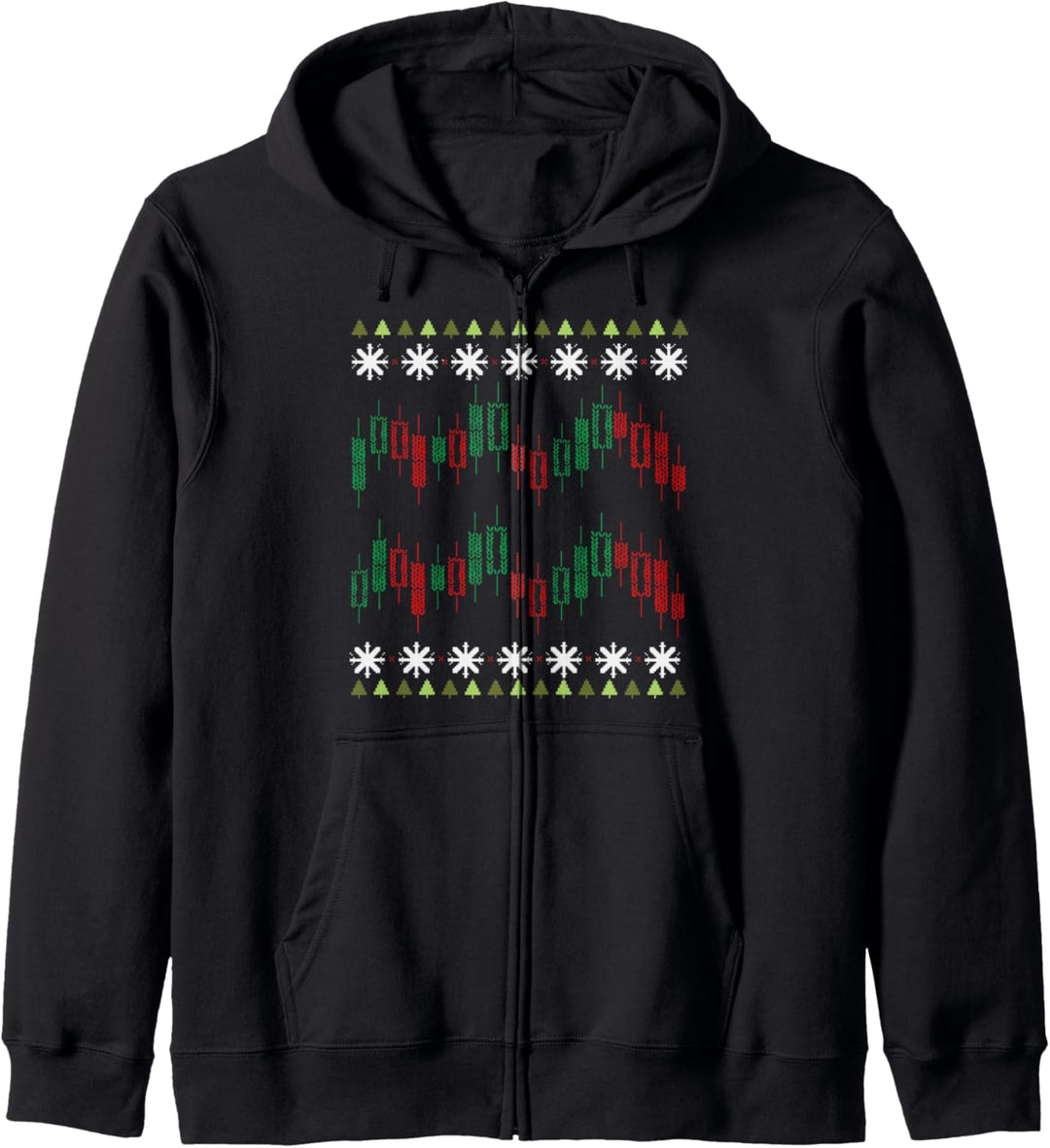 Trading Ugly Christmas Börse Weihnachten Trader Aktien Kapuzenjacke