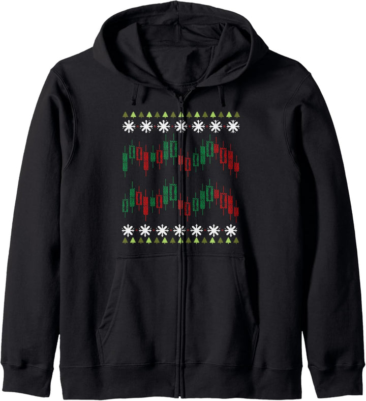 Trading Ugly Christmas Börse Weihnachten Trader Aktien Kapuzenjacke