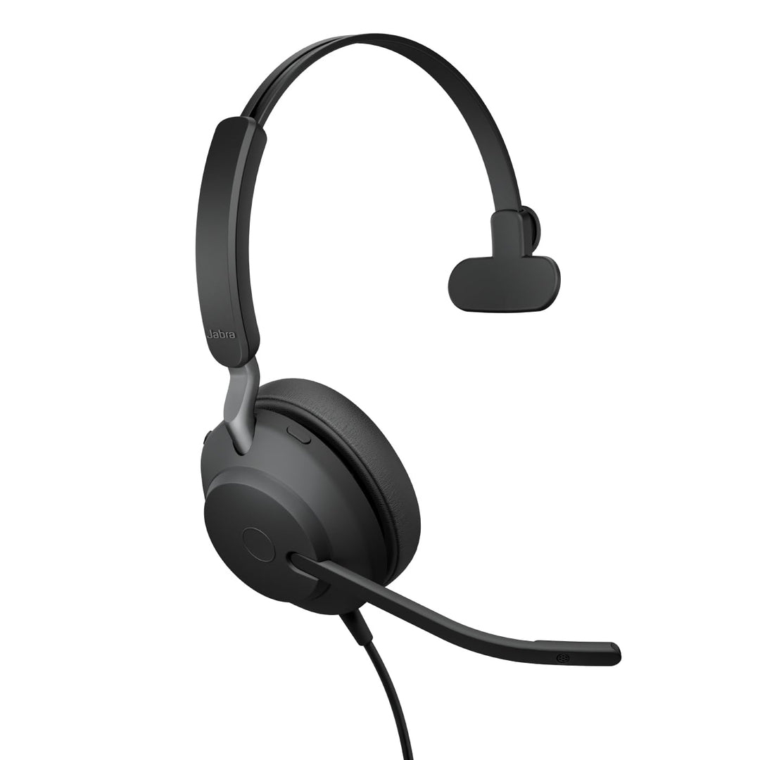 Jabra Evolve2 40 SE - USB-C/A schnurgebundenes Mono Headset | Zertifiziert für Microsoft Teams |