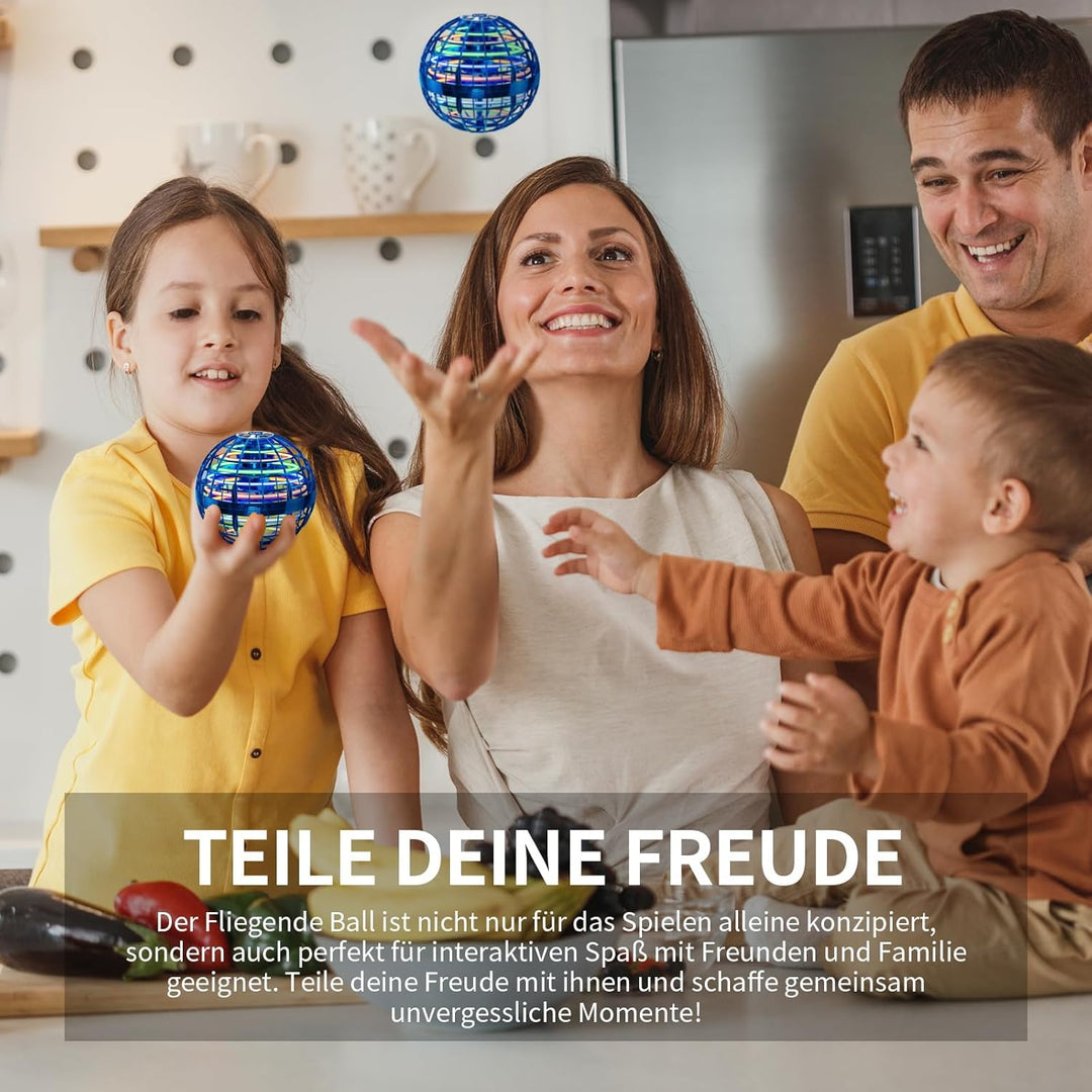 Fliegender Ball Spielzeug (Blau, Verbessert): LED Hover Orb, Boomerang Ball, Flying Toys für Mädchen