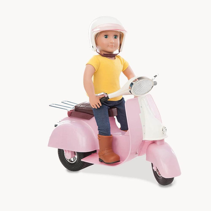 Our Generation – Fahrzeug-Spielset – Rosa &amp; Elfenbein – 46 cm Puppenzubehör – Rollenspiel – Spielzeu