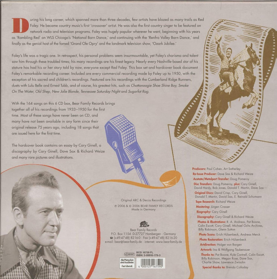 Old Shep-the Red Foley Rec., Audio-CD