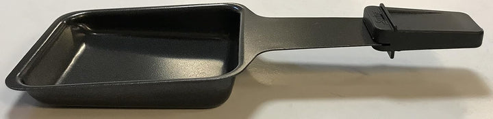 Spring KP3267000302 Raclette-Pfännchen, 18/8 Edelstahl, Schwarz Pfännchen One Size, Pfännchen One Si
