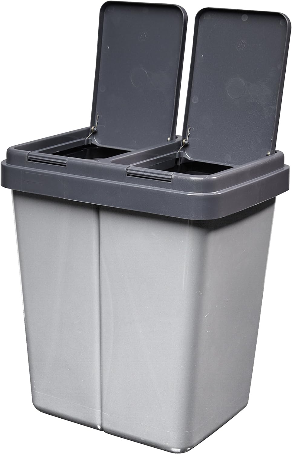 Alpfa Müllbehälter 2 x 30 L Duo Bin #3 - Made in Europe inkl. 2