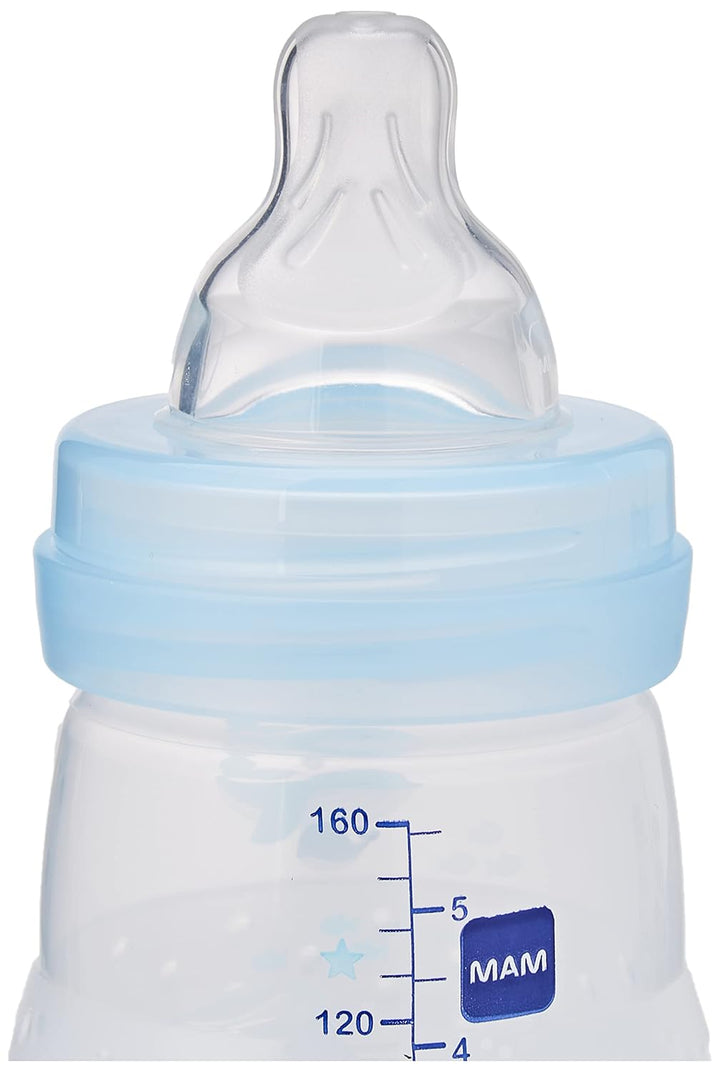 Mam Easy Start Anti-Colic Babyflasche, 8 Flaschen in den Formaten 130 ml, 160 ml und 260 ml, 1 Start