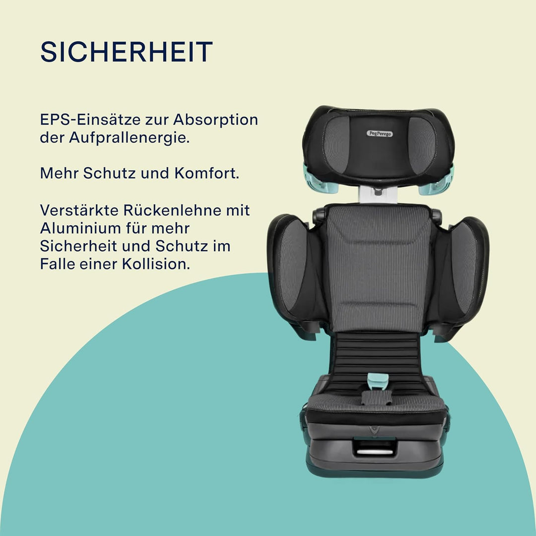 Peg Perego Viaggio Flex Autositz ISOFIX mit fortschrittlicher Technologie, verstellbar, klappbar, ve