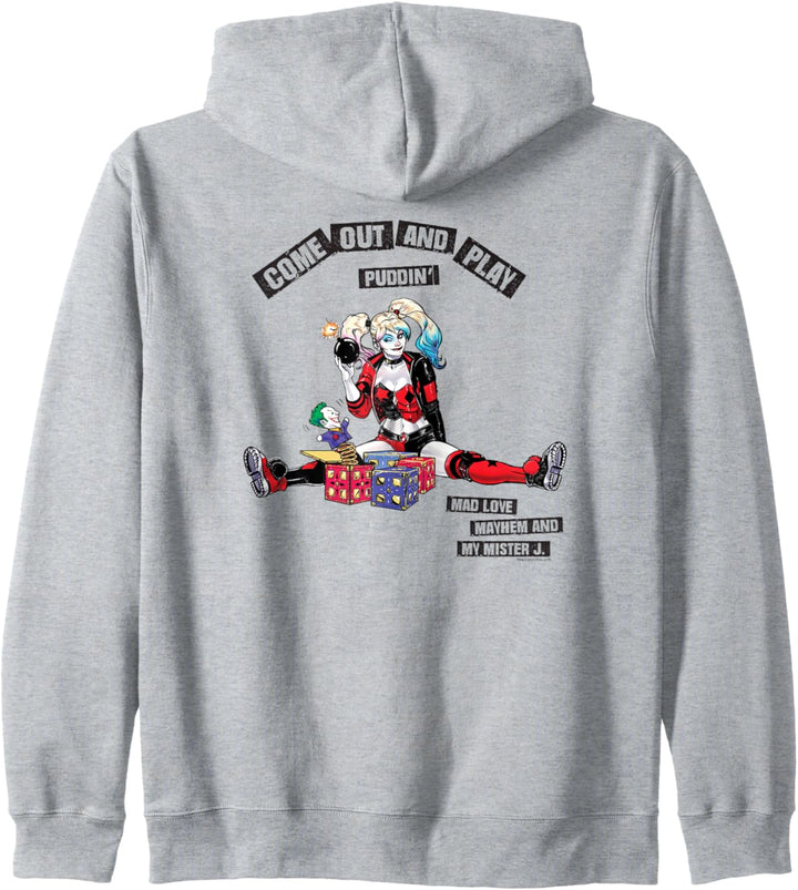 Harley Quinn Come Out and Play Kapuzenjacke
