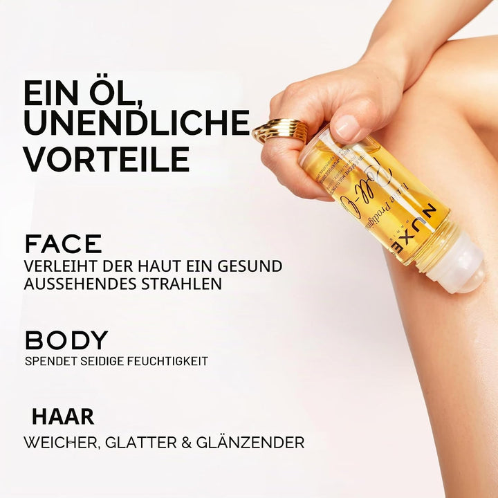 Nuxe Huile Prodigieuse Roll-On Olio Feuchtigkeitsspendende Nährstoffreihe und Sublima, 60 ml