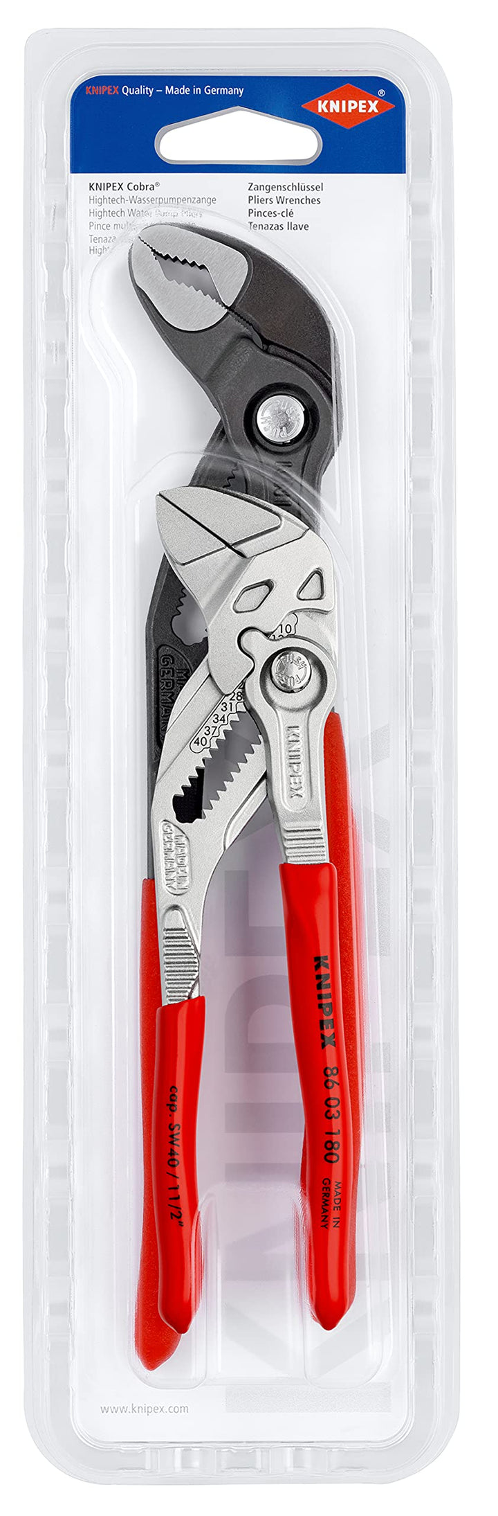 Knipex Zangen-Set 00 31 20 V03 Einzelbett, Einzelbett