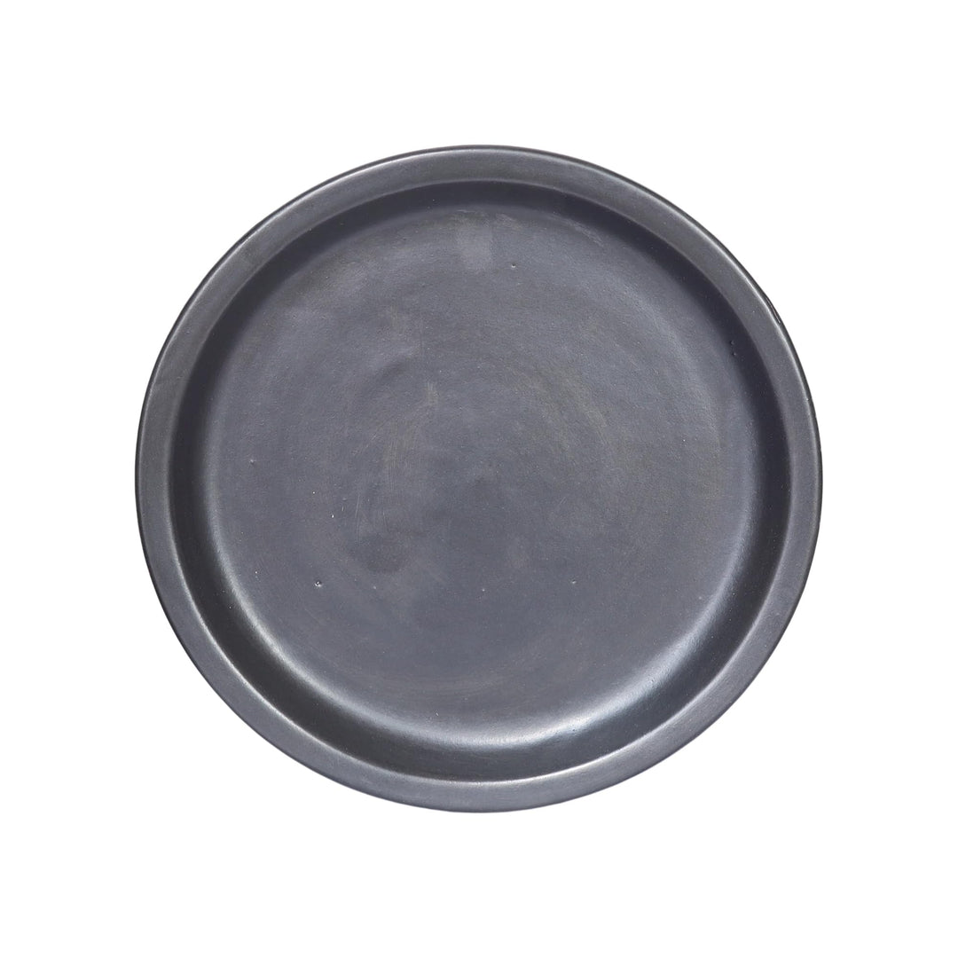 Teller/Untersetzer anthrazit glasiert 18cm