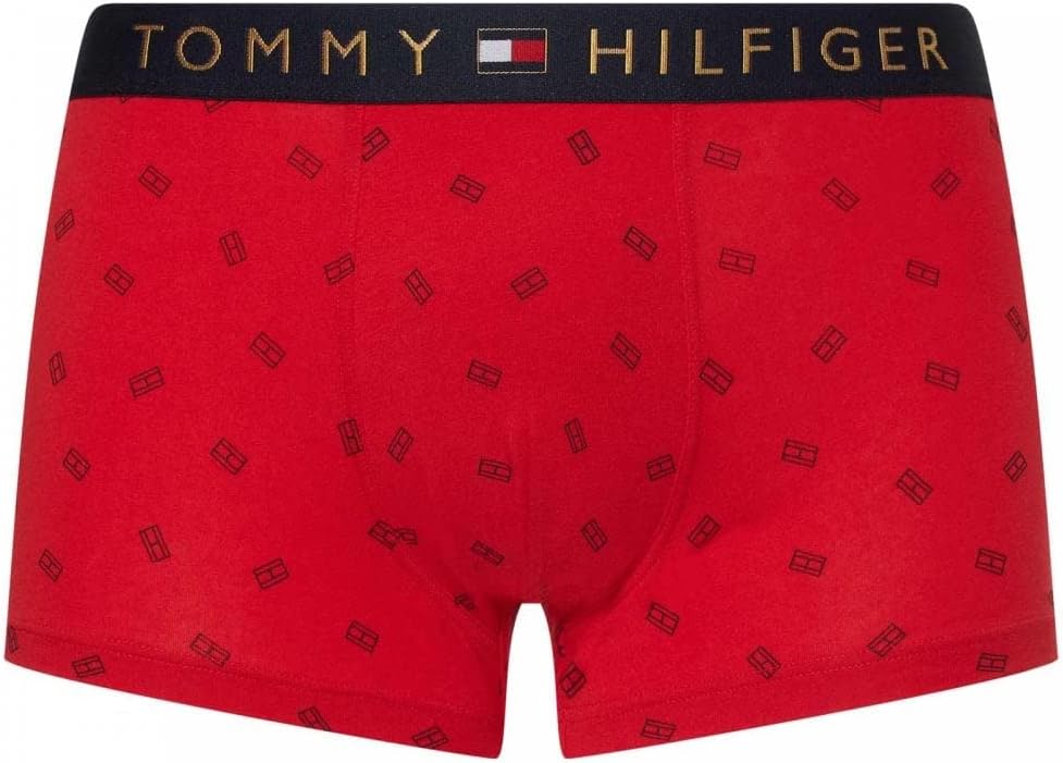 Tommy Hilfiger Wäsche-Set Boxershort Socken Muster rot Grösse M