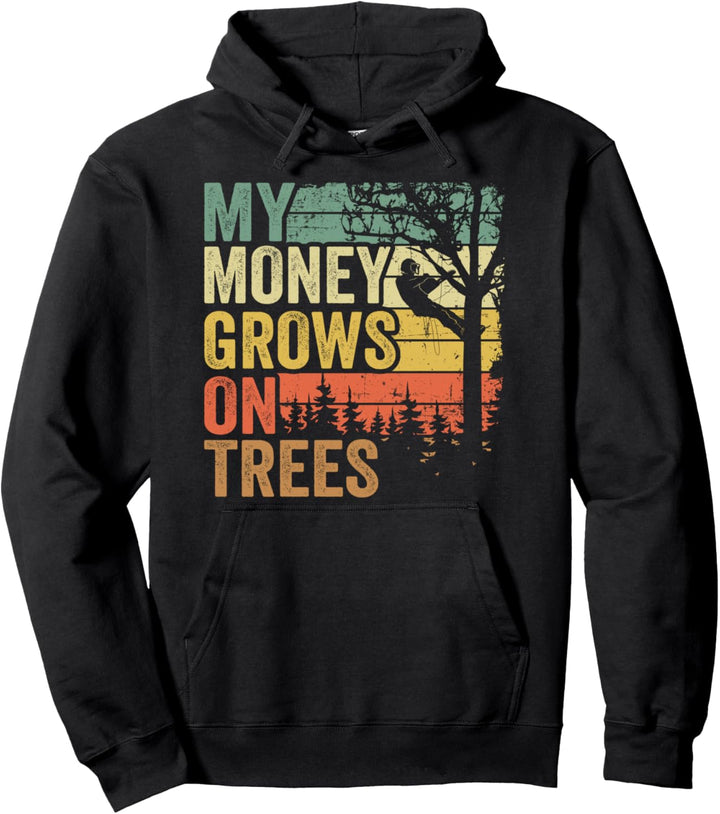 Arborist Vintage Herren Spruch Baumkletterer Baumpfleger Pullover Hoodie
