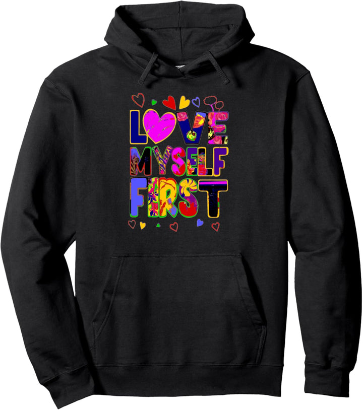 LIEBE MUCH FIRST Design 2 Pullover Hoodie