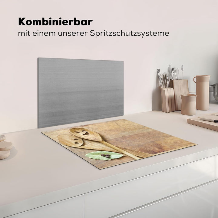 KitchenYeah© Herdabdeckplatte Einteilig Küche Herdabdeckung Induktionsfeld Ceranfeld Herdabdeckplatt