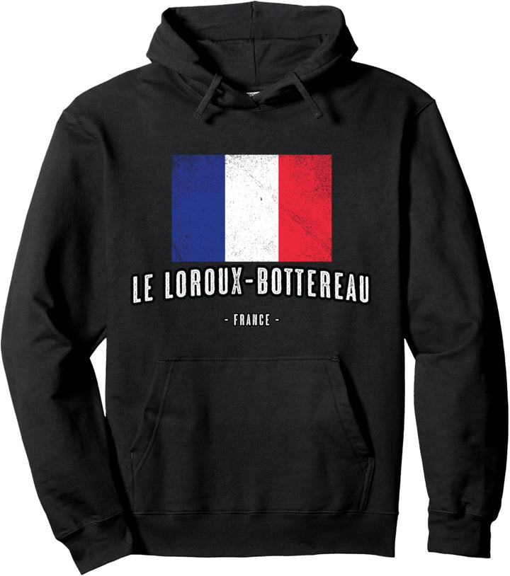 Le Loroux-Bottereau Frankreich | Stadt - Flagge Drapeau, Pullover Hoodie