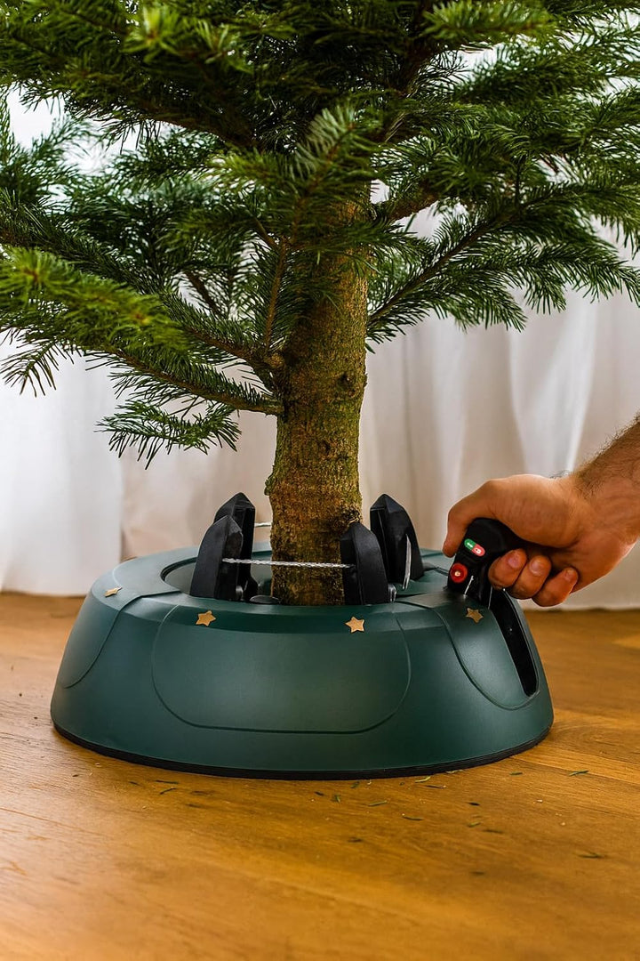 Brandsseller Christbaumständer Weihnachtsbaumständer Tannenbaumständer mit Fusshebeltechnik, EIN-Sei