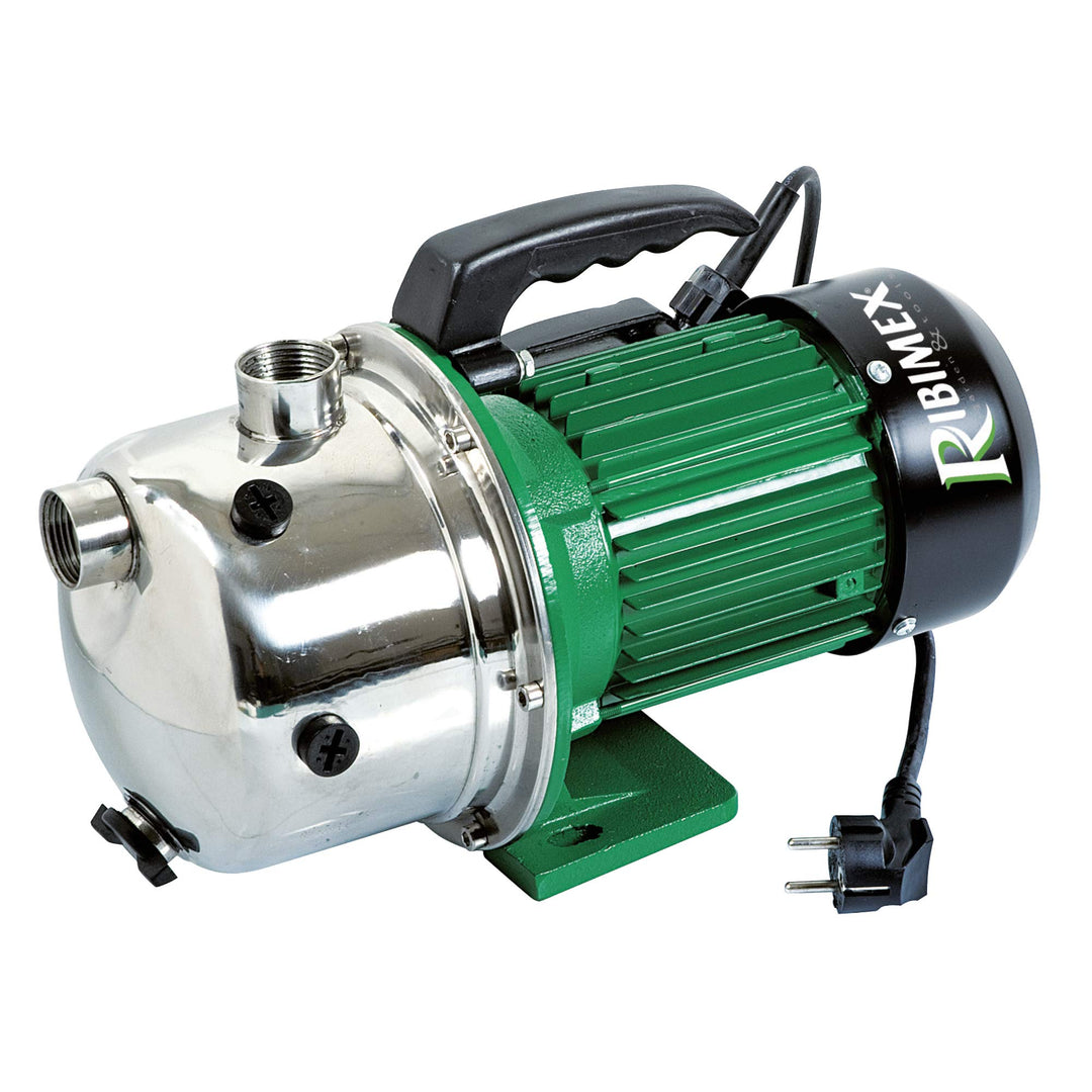 Ribimex PRGJET101I Oberflächenpumpe, Edelstahl, 970 W, Grün/Schwarz, 970 W