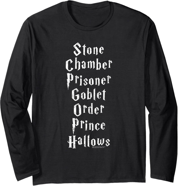 Harry Potter Titles Langarmshirt