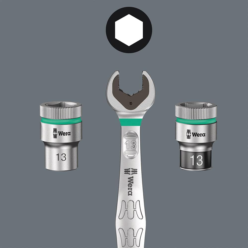 Wera 05005560001 8790 B Impaktor Deep Steckschlüsseleinsatz mit 3/8"-Antrieb, 19 x 63 mm 19 x 63 mm