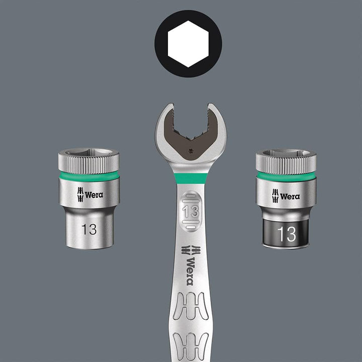 Wera 05005560001 8790 B Impaktor Deep Steckschlüsseleinsatz mit 3/8"-Antrieb, 19 x 63 mm 19 x 63 mm