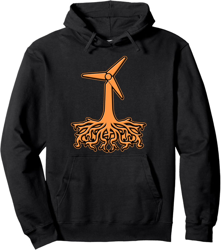 Windenergie Windkraft Windrad Windkraftanlage Energie Strom Pullover Hoodie