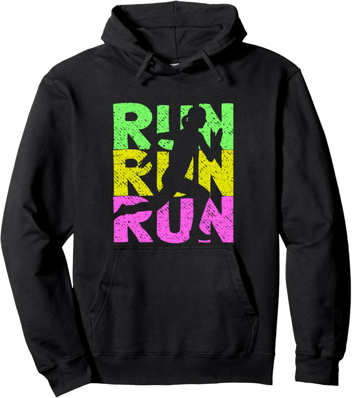 Laufen Läuferin Joggerin Sportlerin Joggen Pullover Hoodie