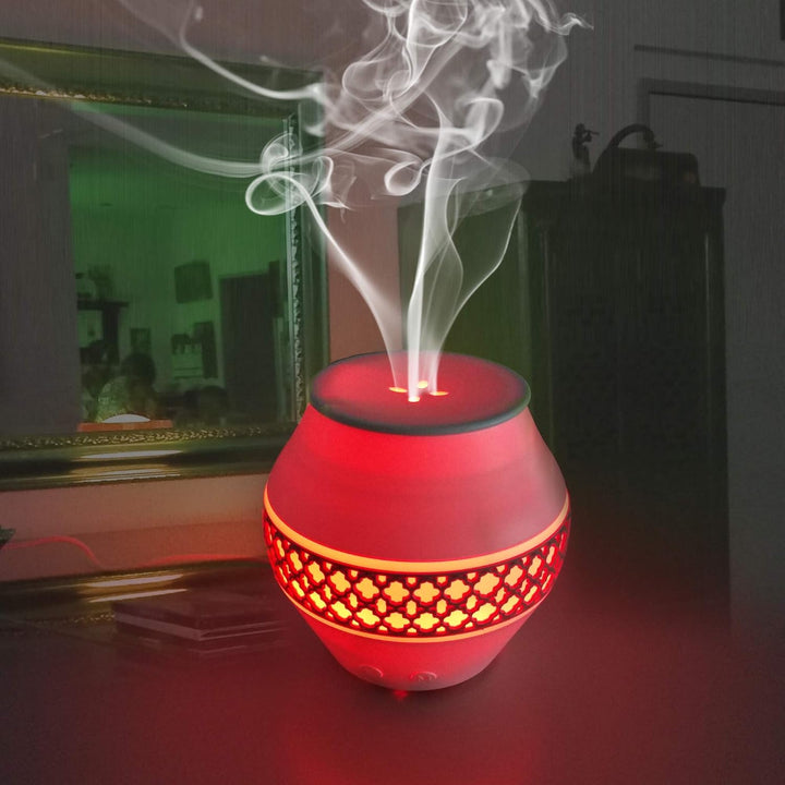 Aroma Diffuser mit LED Farbwechsel Duftlampe Aromalampe elektrisch Ultraschal Aroma Vernebler Humidi