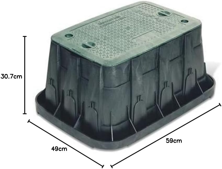 Rain Bird Ventilkasten, rechteckig, 59 x 49 x 30,7 cm.