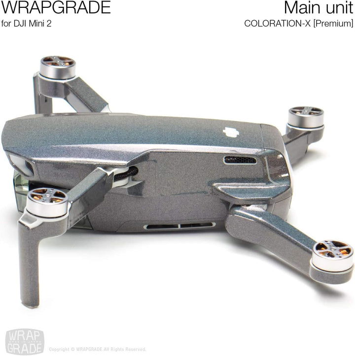 Wrapgrade Skin Sticker Set Kompatibel mit DJI Mini 2 (Coloration-X), COLORATION-X