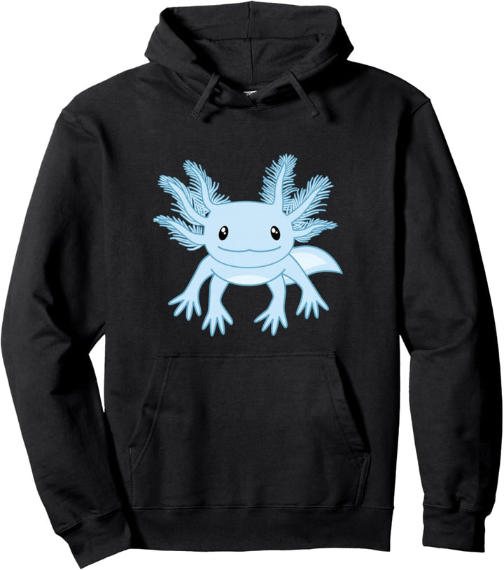 Süsses Blaues Axolotl Kawaii Axolotls Pullover Hoodie
