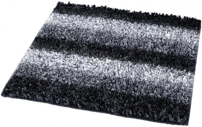 Kleine Wolke Lounge Badteppich, Polyester, Slate-Grey, 1 cm cm, 70 cm x 120 cm Slate-grey 70 cm x 12