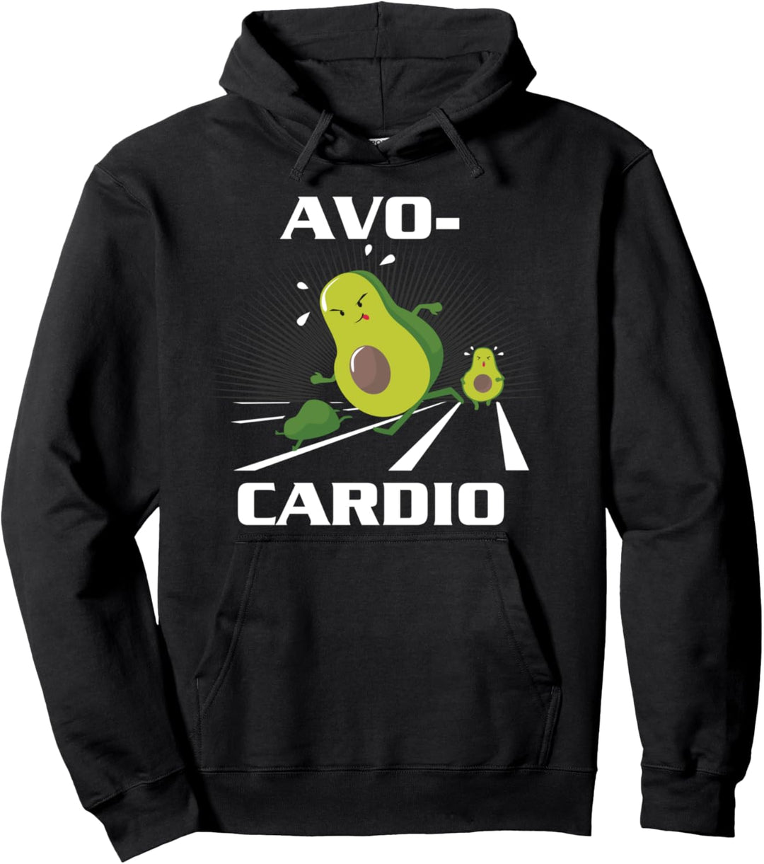 Avocardio Jogger Läufer Avocado Cardio Keto Low Carb Gym Pullover Hoodie