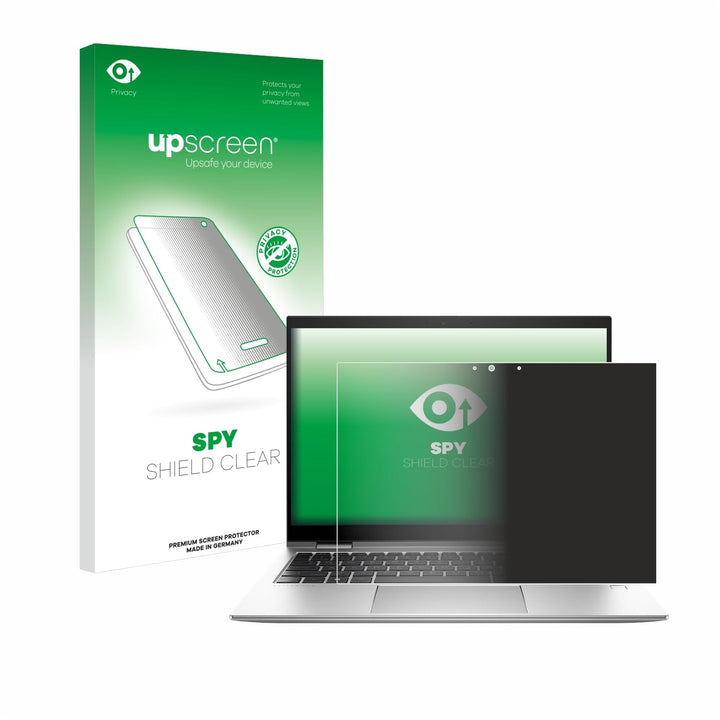 upscreen Anti-Spy Blickschutzfolie für HP EliteBook x360 830 G10 Made in Germany, Privacy Screen Dis