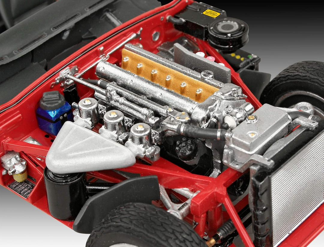 Revell RV07668 7668 Jaguar E-Type (Coupé) originalgetreuer Modellbausatz für Einsteiger, unlackiert
