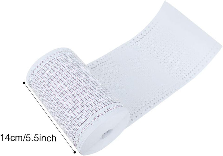 100 Stück/Rolle Strickmaschine Lochkarte Rote Lochkarte 24 Stiche Strickmaschinenteile Zubehör