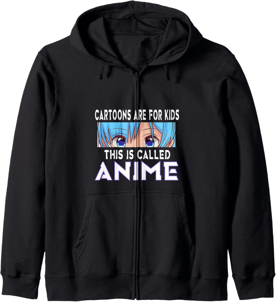 Lustiges Anime-Cartoon-Zitat Manga Otaku Mädchen Teenager Frauen Kapuzenjacke