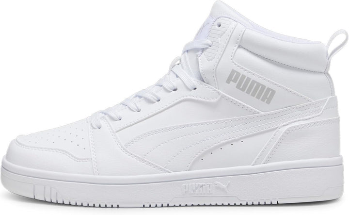 Puma Unisex Rebound V6Sneaker 44.5 EU Puma White Puma White Cool Light Gray, 44.5 EU Puma White Puma