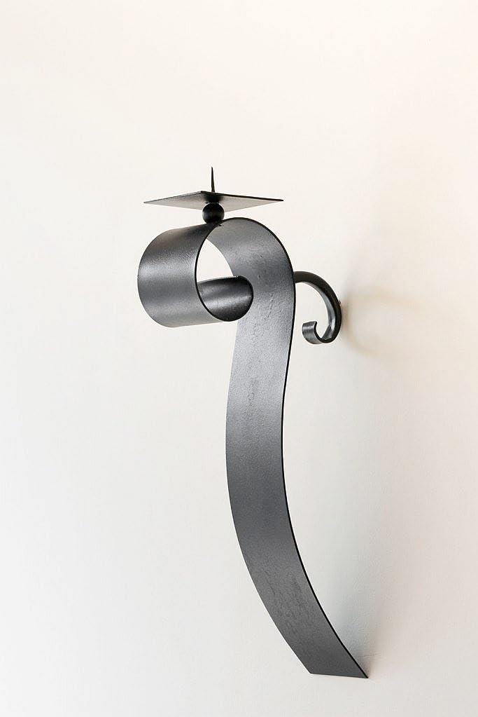 Wandleuchter Rocca 31 cm Wandkerzenhalter aus Metall Kerzenhalter Antik Leuchter