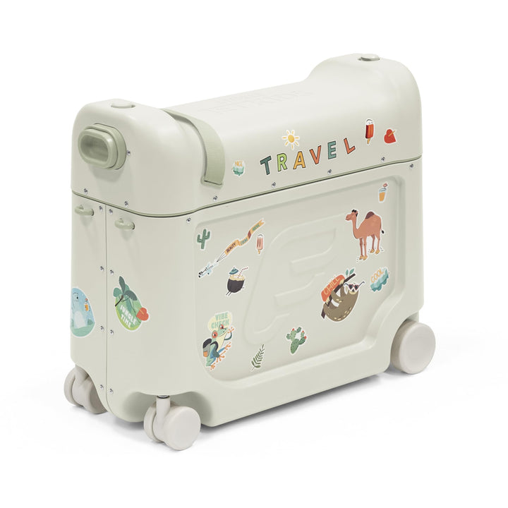 Stokke JetKids BedBox, Sea Green - Aufsitzkoffer für Kinder von 2-7 Jahren (bis 35 kg) - Lässt Sich