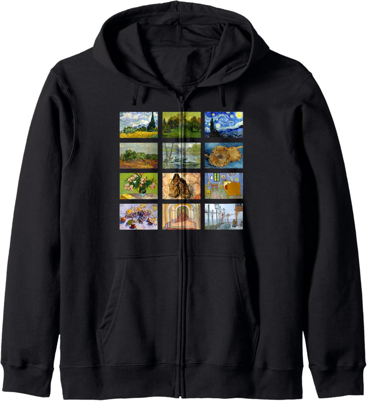 Van Gogh Berühmte Klassische Kunst Stilvolles Design Kapuzenjacke