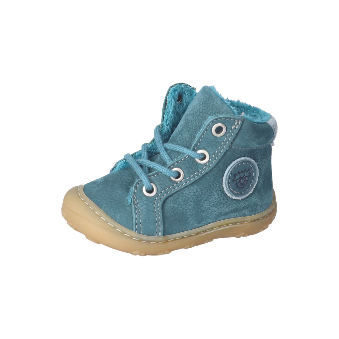 RICOSTA Mädchen und Jungen Lauflernschuhe GEORGIE, WMS:Mittel,lose Einlage 25 EU Grün 540, 25 EU Grü