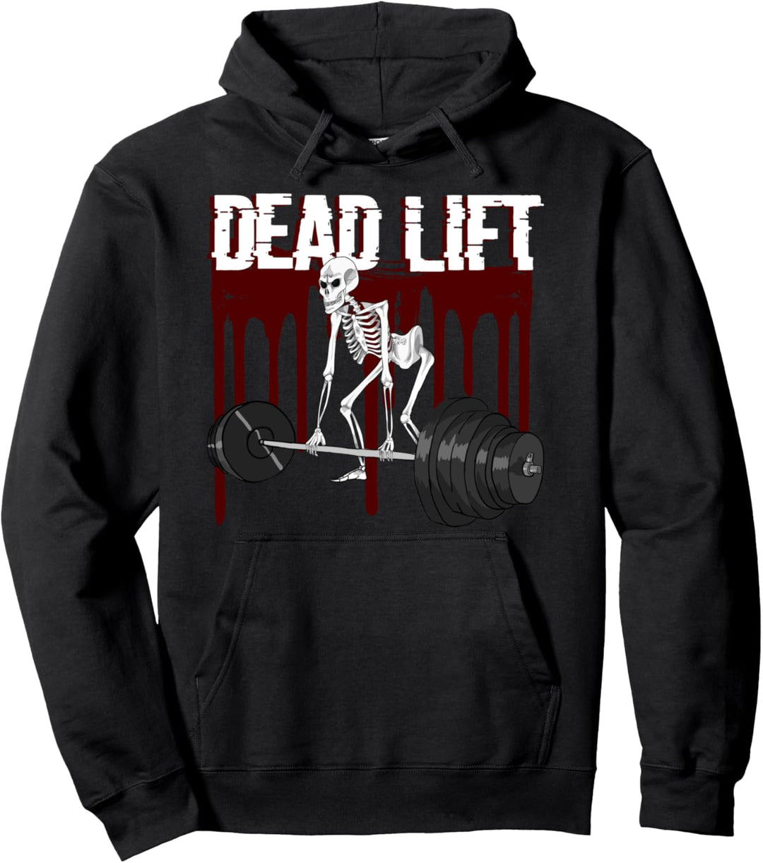 Deadlift Kreuzheben gym Skelett Gewichtheben Training Pullover Hoodie