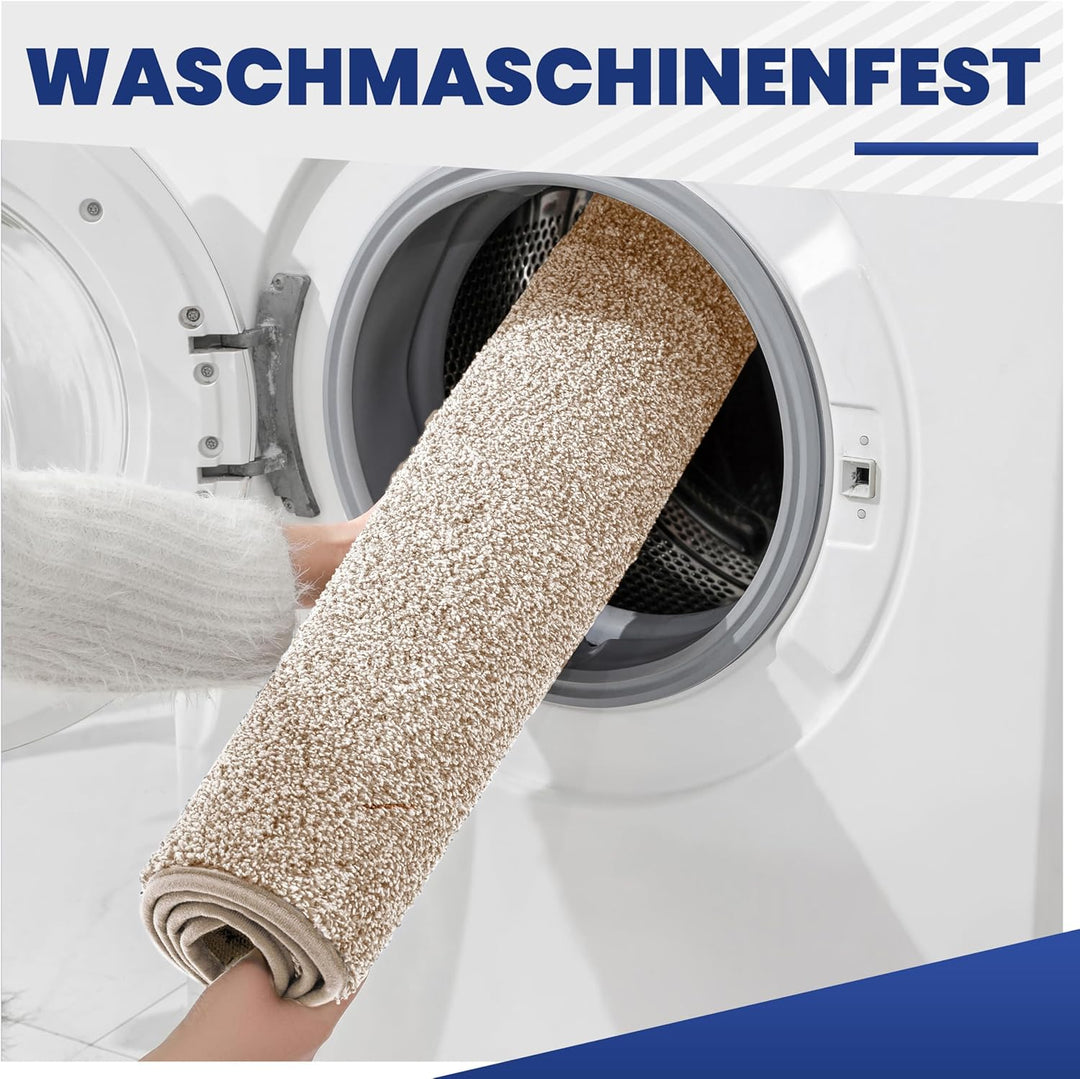 Mibao Fussmatte Innen 60 x 90 cm, Schmutzfangmatte für den Eingangsbereich, Türmatte, rutschfeste, S
